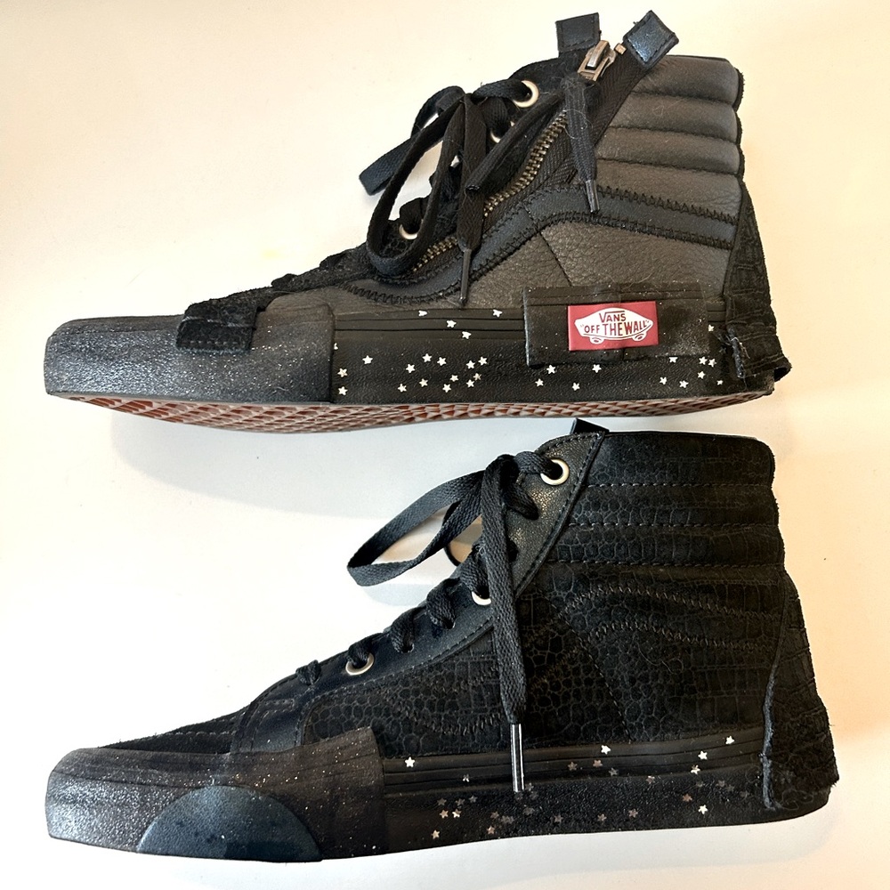 Vans size 8.5 sk8-hi zip up
